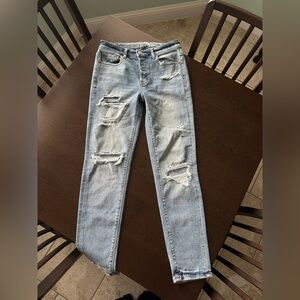 Women’s American Eagle Ripped Blue Jeans Size 4